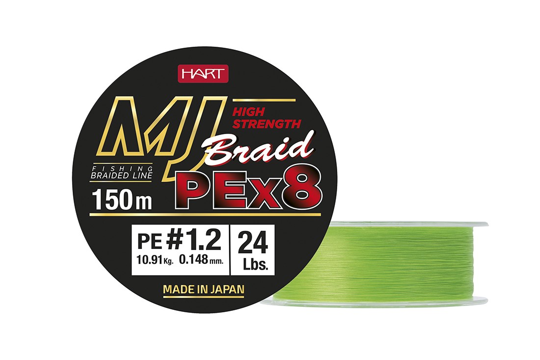 Braided Line HART MJ BRAID FLUO GREEN